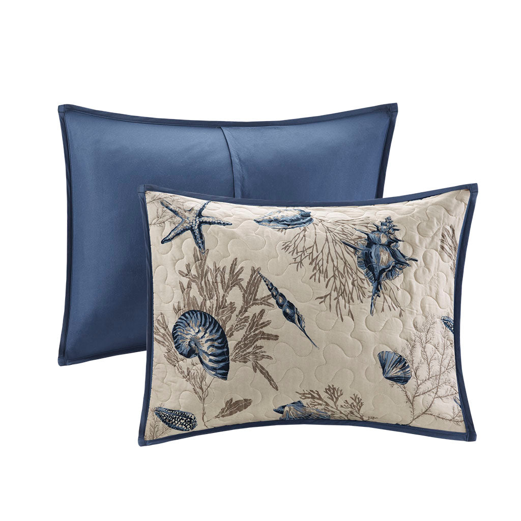 Madison Park Bayside Reversible Coverlet Set (KING )