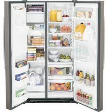 GE® 25.1 Cu. Ft. Fingerprint Resistant Side-By-Side Refrigerator