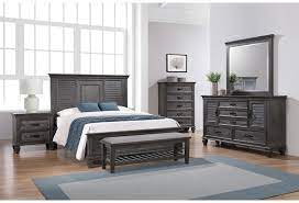 Franco Eastern King Panel Bed Weathered Sage