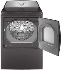 GE Profile™ 7.4 cu. ft. Capacity aluminized alloy drum Electric Dryer with Sanitize Cycle and Sensor Dry
