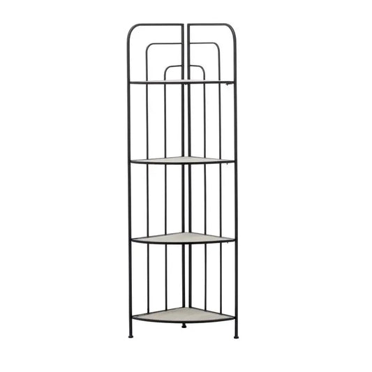 Black Metal Modern Bakers Rack