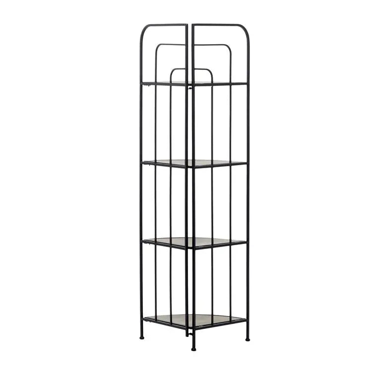 Black Metal Modern Bakers Rack
