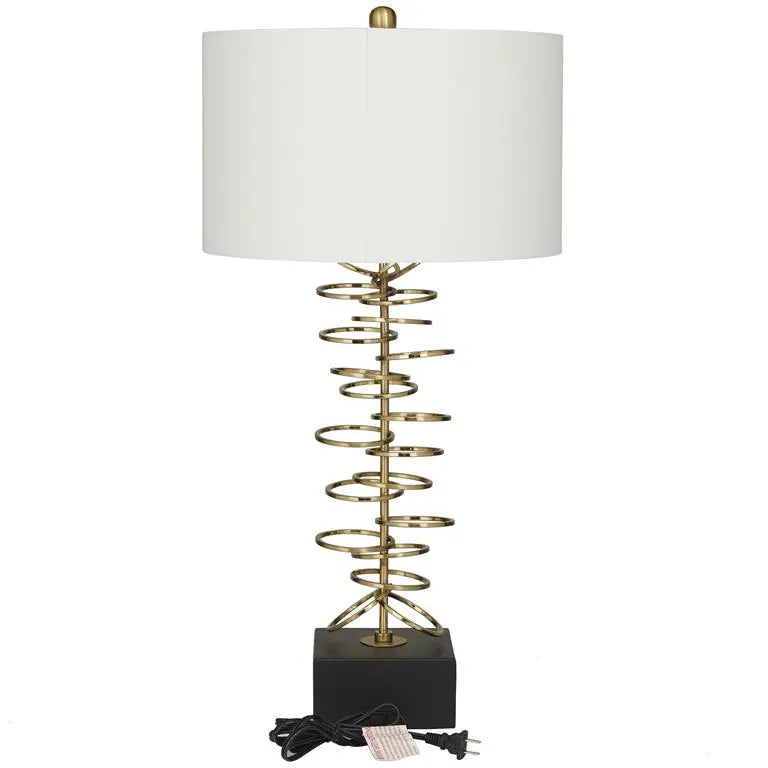 Gold Metal Contemporary Table