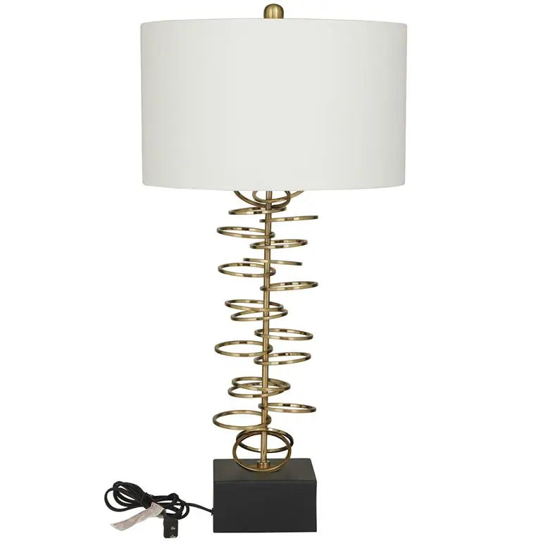 Gold Metal Contemporary Table