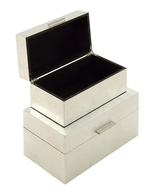 Silver Wood Glam Box