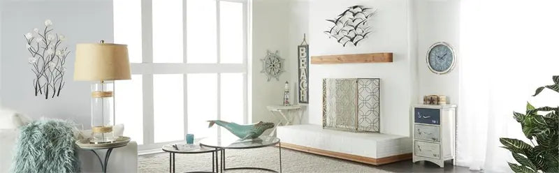 SILVER GLASS RUSTIC TABLE LAMP