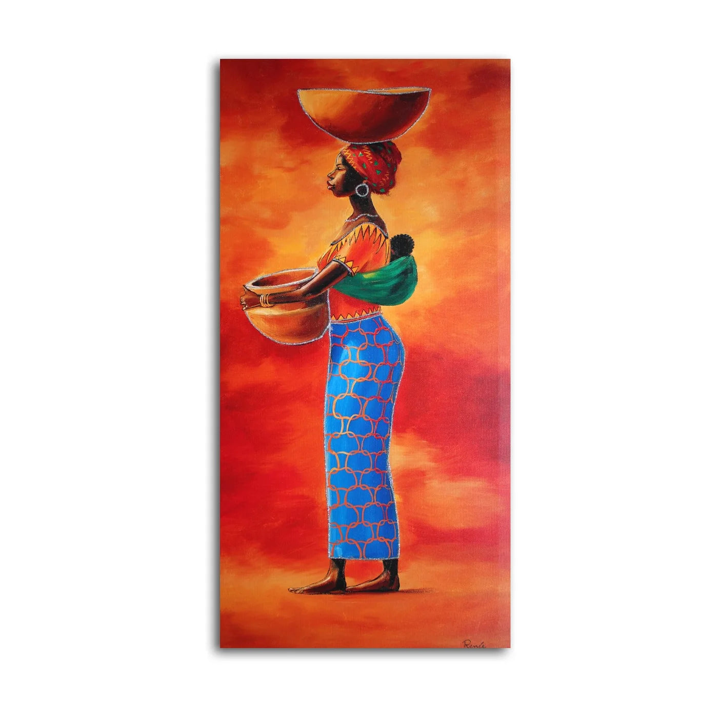 HAND PAINTED WALL ART
