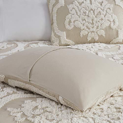 Madison Park QUEEN Tufted Chenille Cotton Comforter All Season Bedding Set Matching...