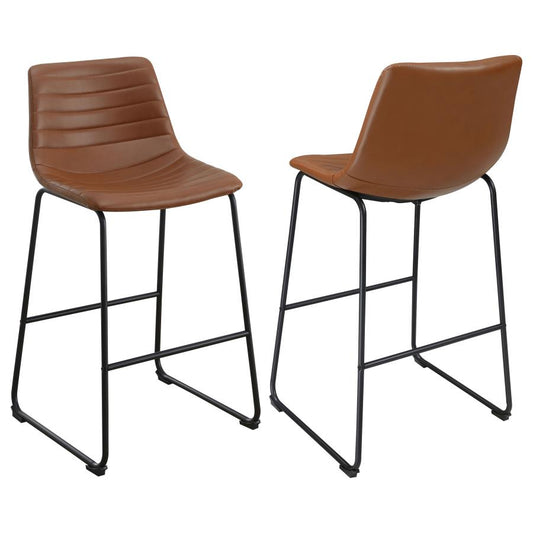 Zuni Upholstered Counter Height Chair Saddle