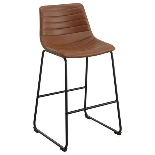 Zuni Upholstered Counter Height Chair Saddle