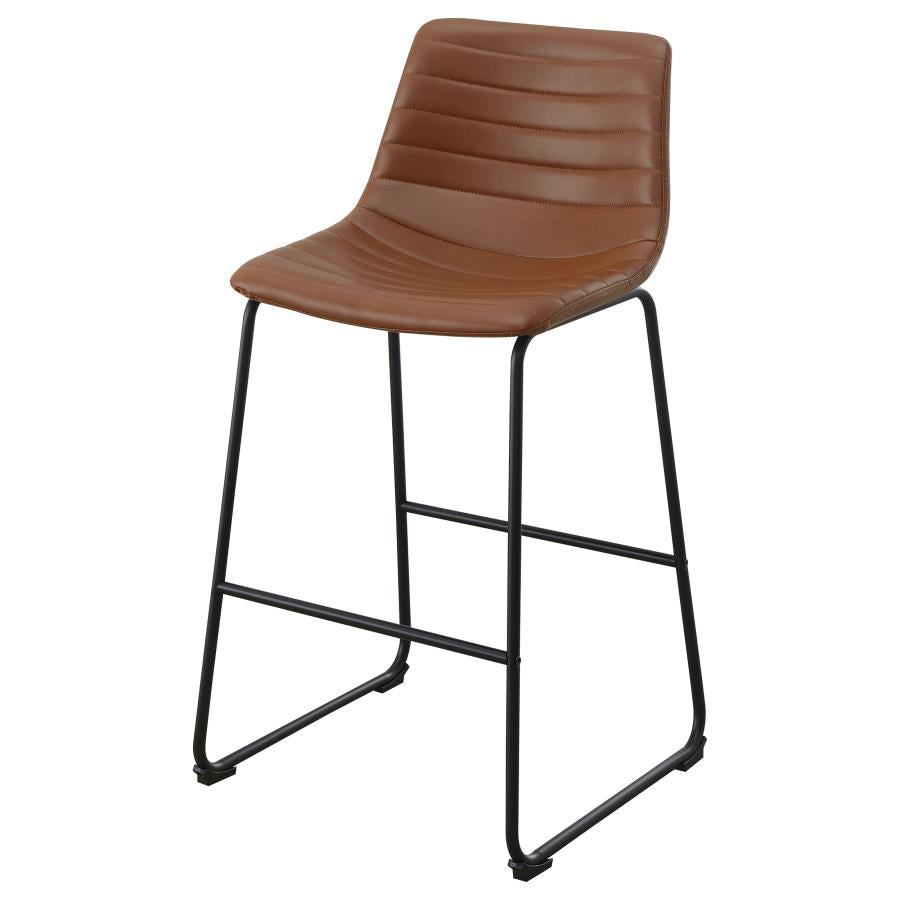 Zuni Upholstered Counter Height Chair Saddle