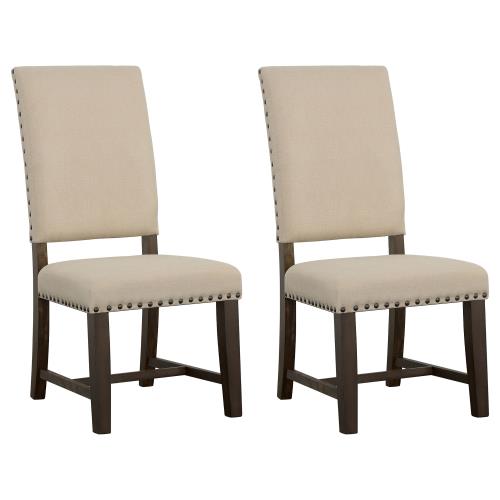 Twain Upholstered Dining Side Chair Beige
