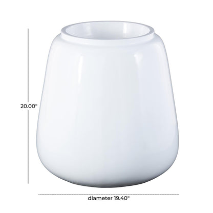 PS WHITE FLOOR VASE