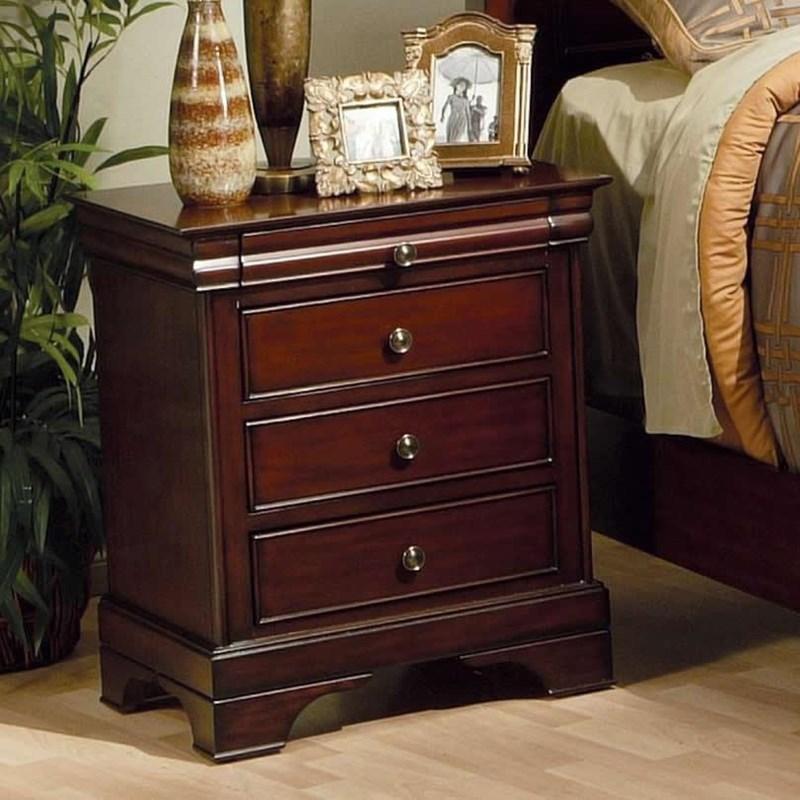 Versailles 3-Drawer Nightstand (201482)