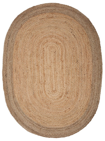 Jute Rug 5x7 Oval