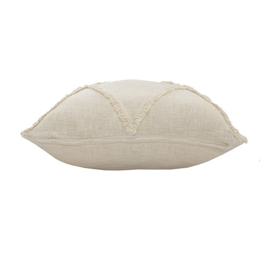 Hand-Woven Cotton Throw Pillow Cover