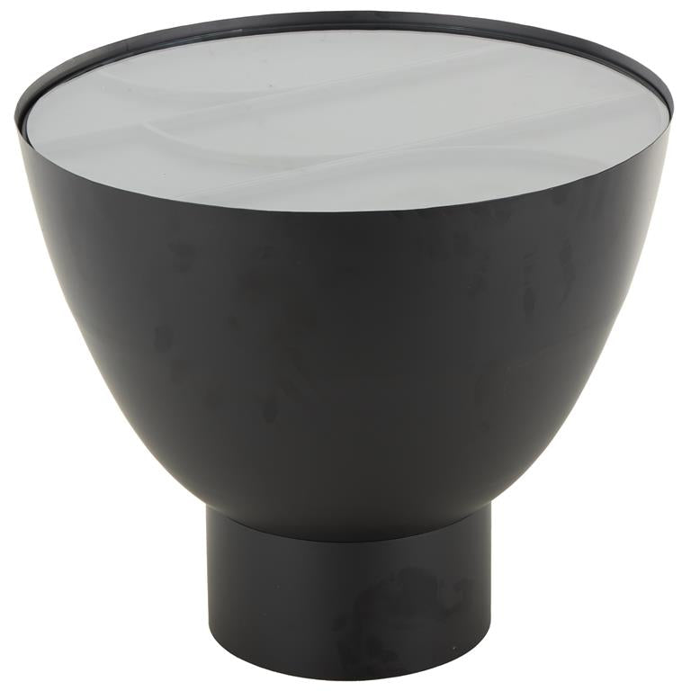 Black Metal Geometric coffee and side