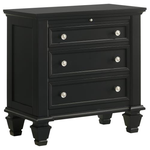 Sandy Beach Queen Storage Sleigh Bed White