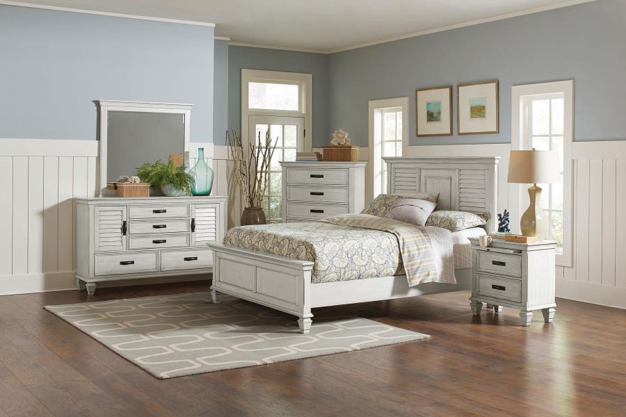 Franco Eastern Bedroom Set Burnished Oak