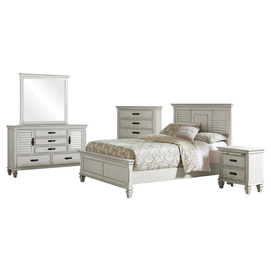 Franco Eastern Bedroom Set Burnished Oak