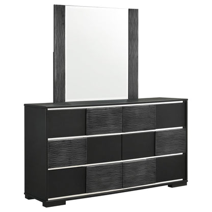 Blacktoft 6-Drawer Dresser Black