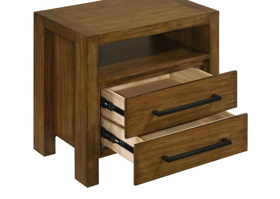 Adderley Bedroom Set Warm Brown