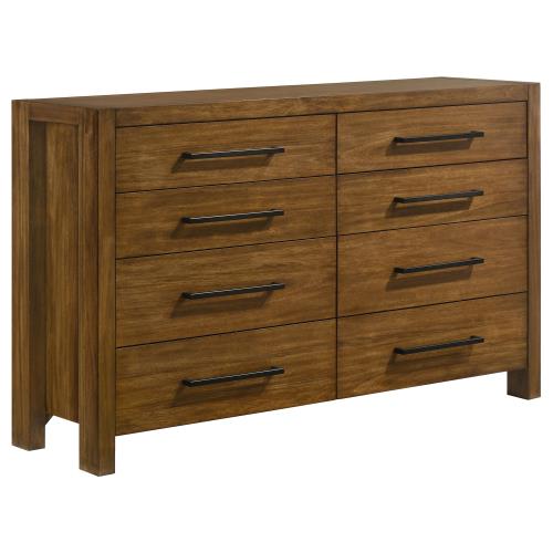 Adderley 5-piece Bedroom Set Warm Brown