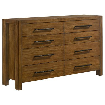 Adderley 5-piece Bedroom Set Warm Brown