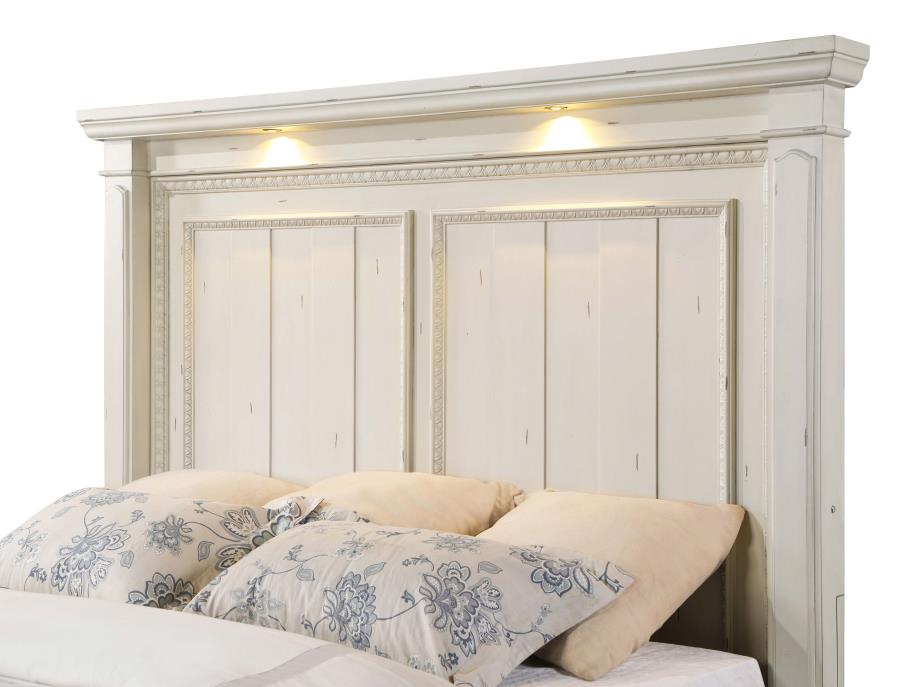 Evelyn Antique White Bedroom Collection