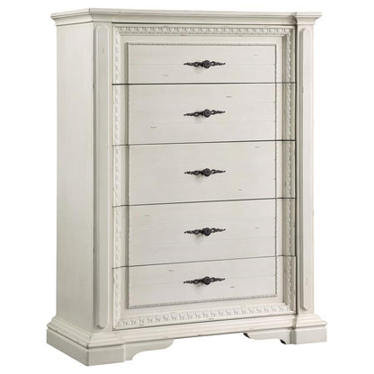 Evelyn Antique White Bedroom Collection