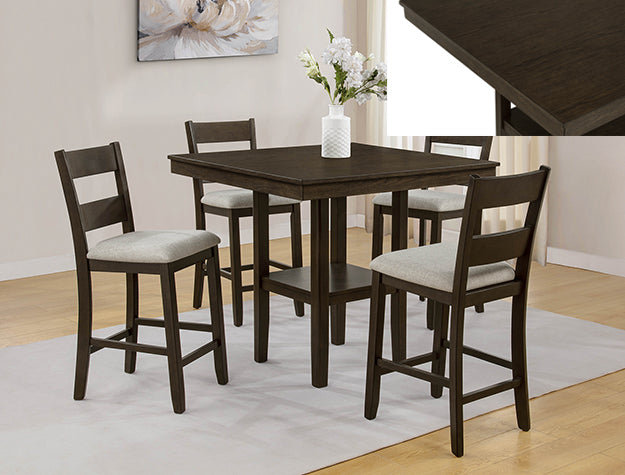 2631SET-LG LESTER 5-PK CT HT TBL SET L.GREY
