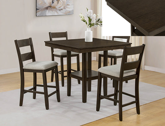 2631SET-LG LESTER 5-PK CT HT TBL SET L.GREY