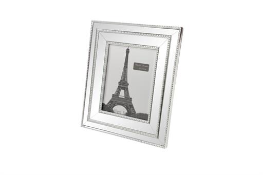 Silver Polystone Ornate Photo Frame