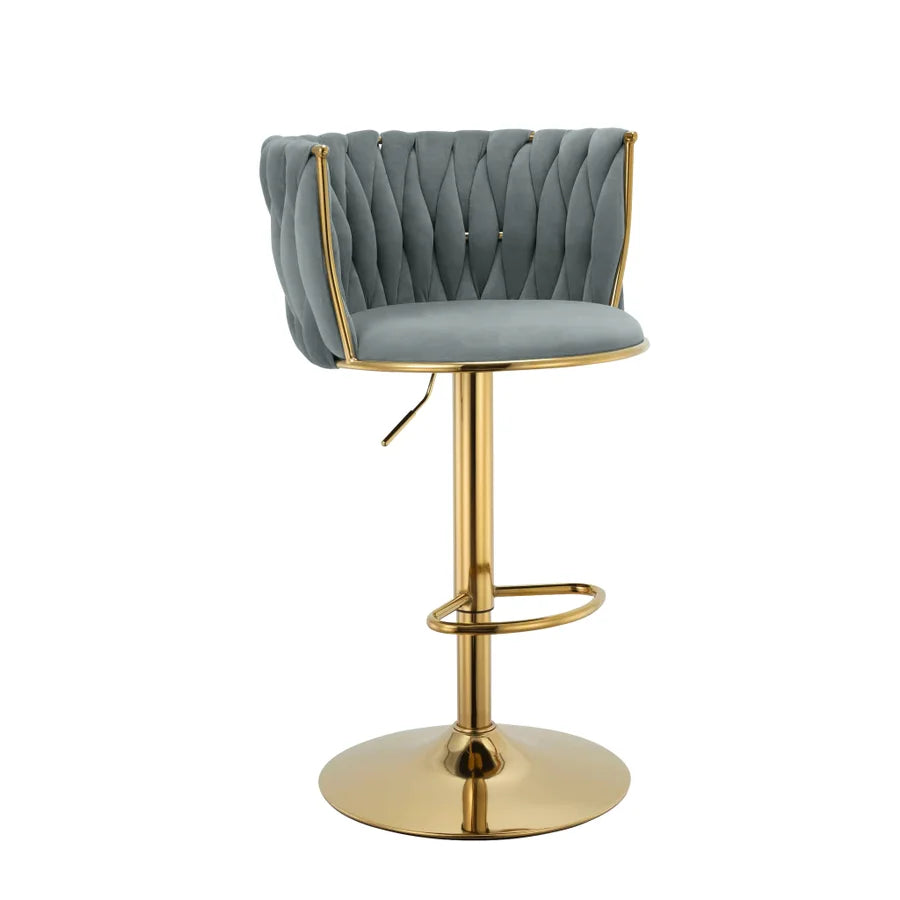 VELVET SWIVEL BARSTOOL