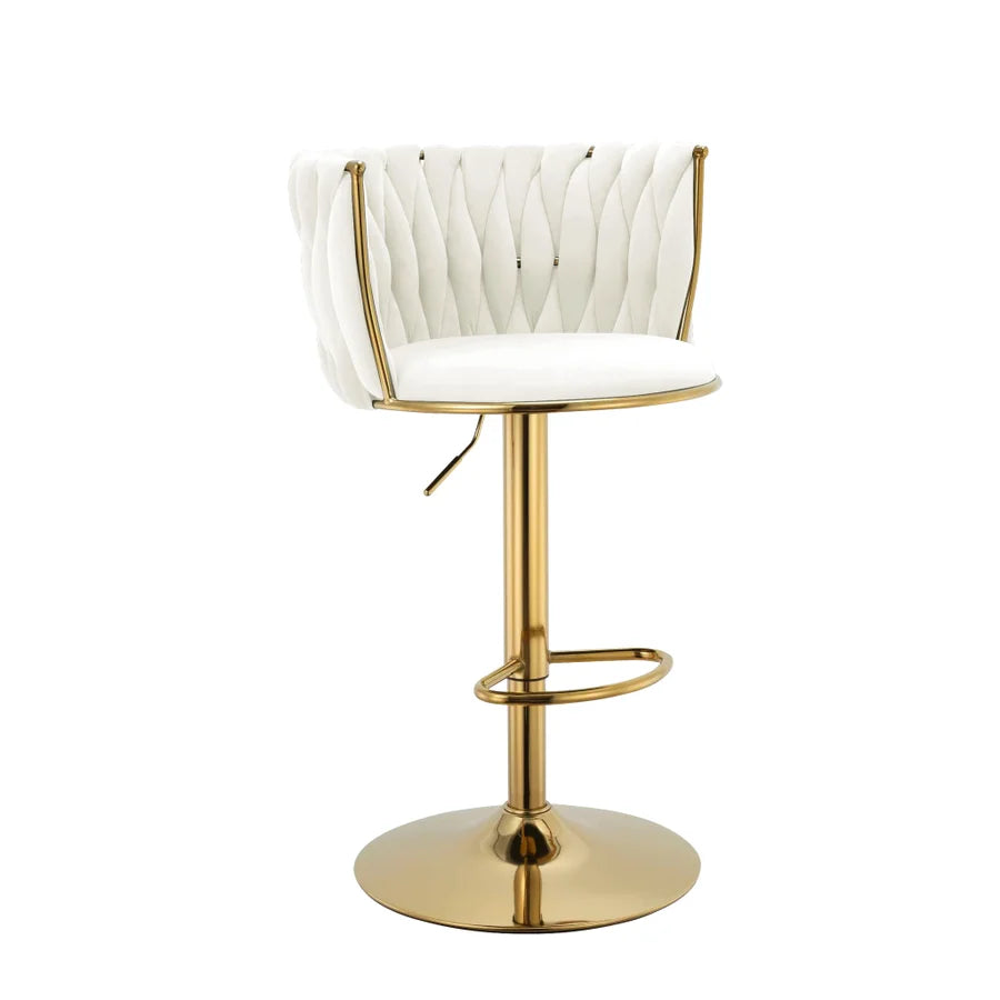 VELVET SWIVEL BARSTOOL