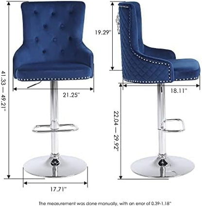 Golden Textile barstool