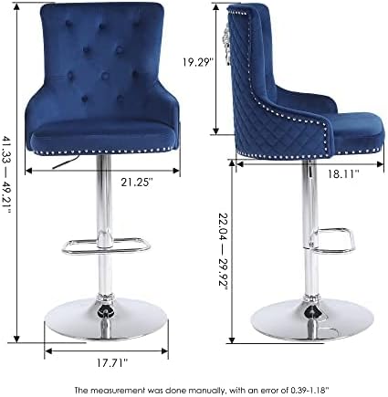 Golden Textile barstool
