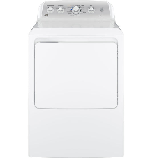 GE® 7.2 cu. ft. Capacity aluminized alloy drum Electric Dryer with Sensor Dry