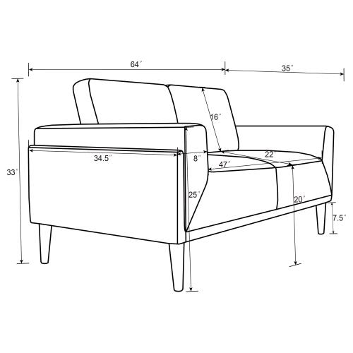 Rilynn Upholstered track arms set
