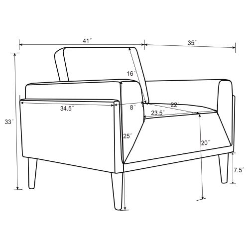 Rilynn Upholstered track arms set