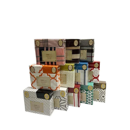 6 pc sheet set assorted