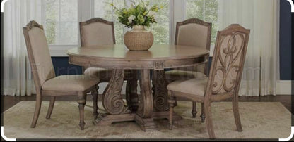 Coaster Furniture Ilana Dining Side Chair in Antique Linen
