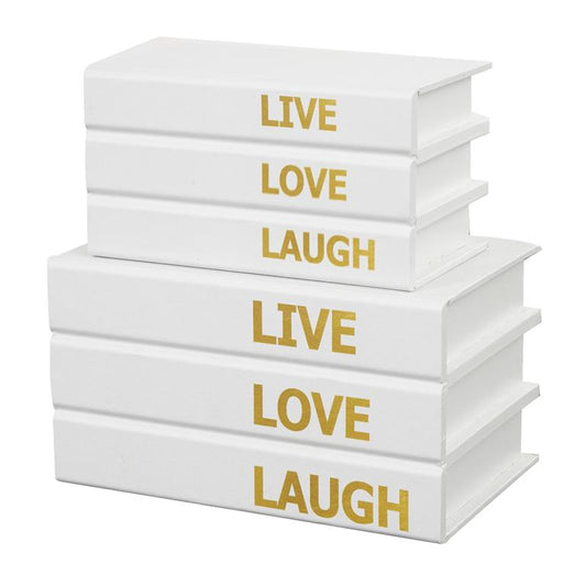 WD CANVAS BOOK BOX S/2 11", 9"H