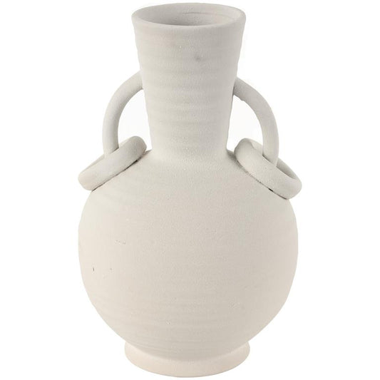 CER VASE 9"W, 13"H