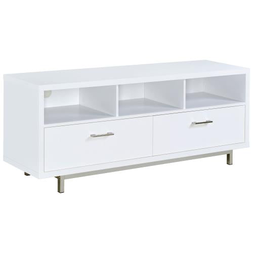 Casey 2-drawer Engineered Wood 60-inch TV Stand White
