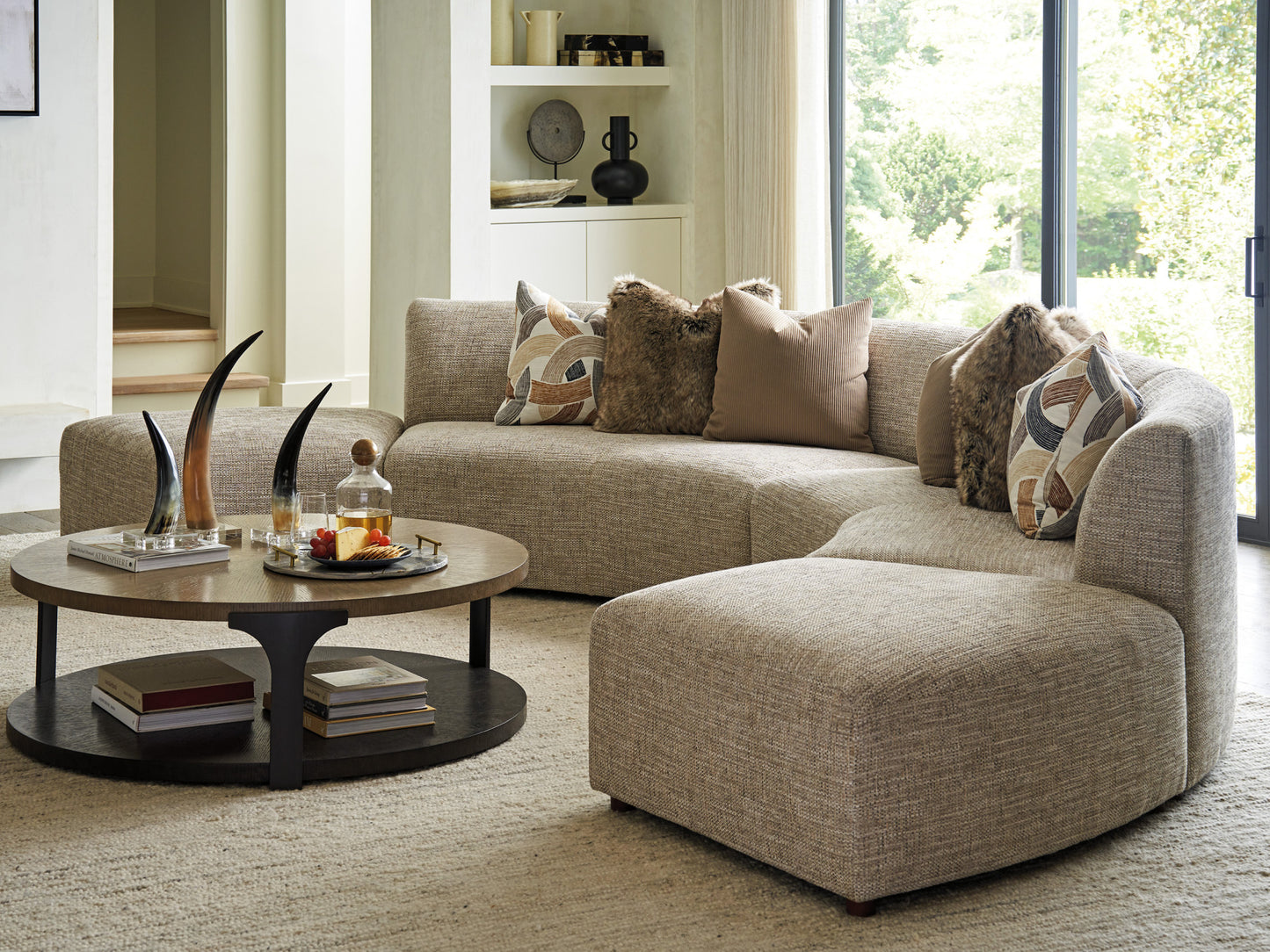 Alston Wedge Ottoman