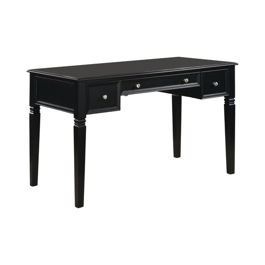 Constance Writing Desk With Power Outlet Black