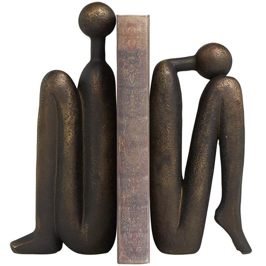 PS THINKING MAN BOOKEND PR 4"W, 9"H