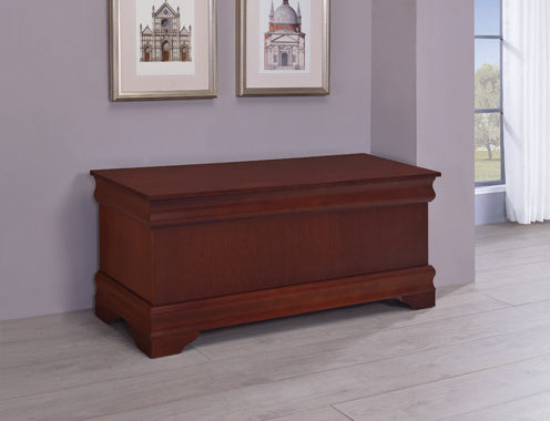 Pablo Rectangular Cedar Chest Warm Brown