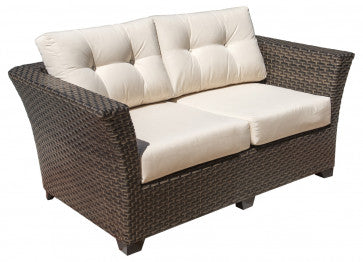 Samoa Loveseat w/off-white cushion